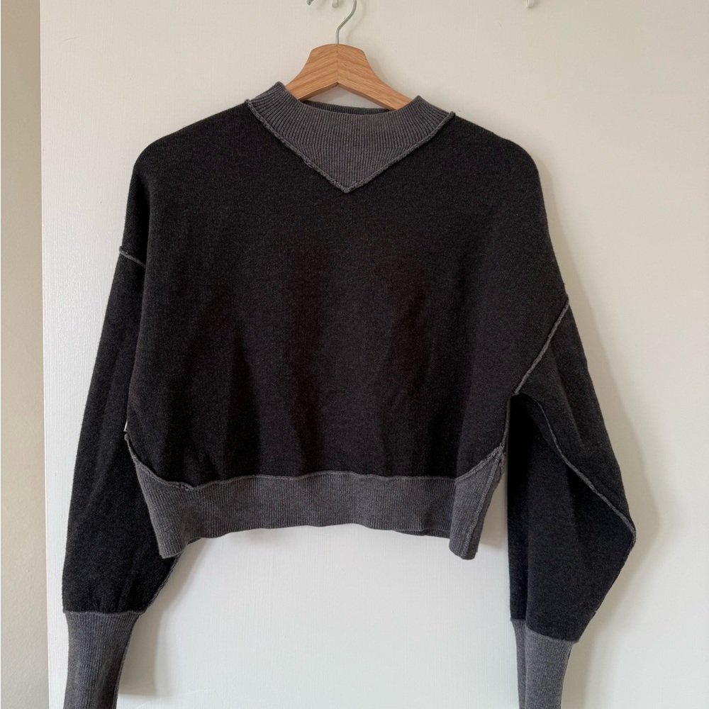 Frame Gray Reversible Sweater - Picture 5 of 6